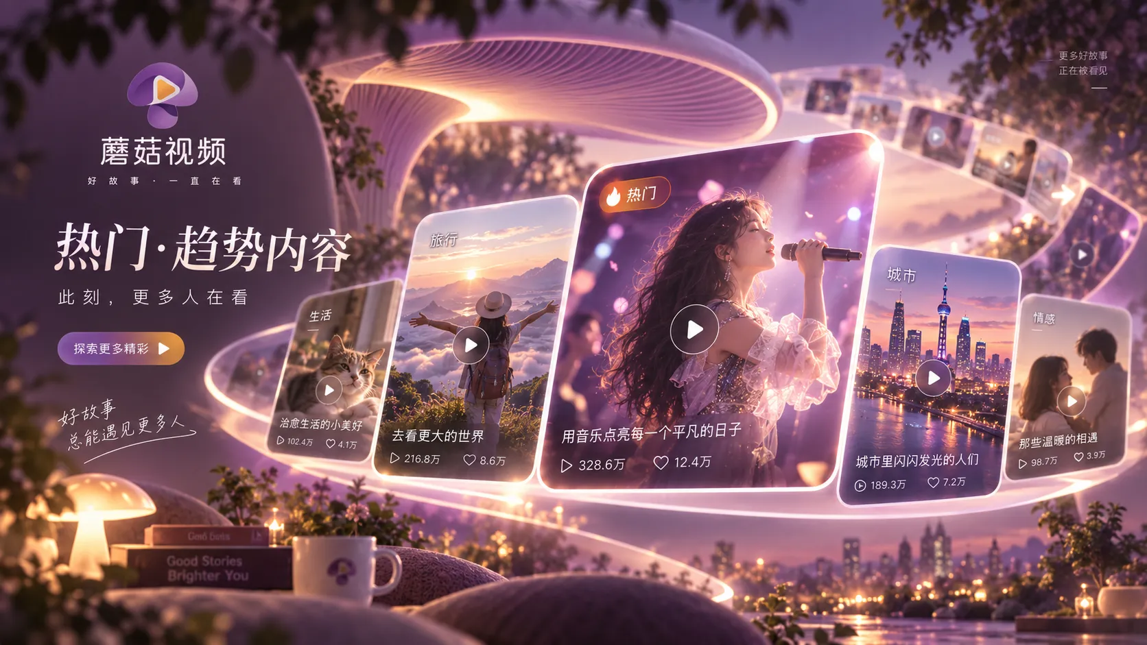 午休时间适合怎样的短片主题配图